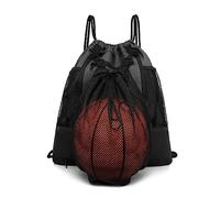 Montesy Sac à bandoulière de basket-ball, sac portable, sac à dos pliable pour garçons avec cordon de serrage