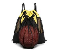 Montesy Sac à bandoulière de basket-ball, sac portable, sac à dos pliable pour garçons avec cordon de serrage