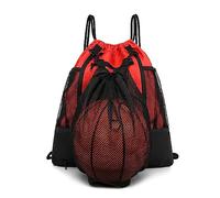 Montesy Sac à bandoulière de basket-ball, sac portable, sac à dos pliable pour garçons avec cordon de serrage