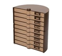 Montesy Solution de rangement d'atelier organisée rotative à 360 degrés - Tour de rangement modulaire pour divers outils