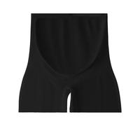 Montesy Sous-vêtement de maternité extensible - Culotte de grossesse invisible sans couture pour short de grossesse post-évacuation du troisième trimestre, Noir , XL