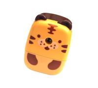 Montesy Taille-crayon manuel avec récipient d'alimentation automatique à trou unique pour enfants, artistes, étudiants, bureau