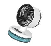 Montesy Ventilateur brumisateur portable extérieur petit ventilateur de refroidissement eau pratique radiateur de refroidissement USB avec lumière LED pour la maison