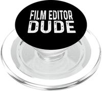Monteur de Films Dude Distressed Video News Movie TV PopSockets PopGrip pour MagSafe