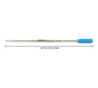 Monteverde Blister 2 Recharges Billes Pointe Moyenne Bleu Compatible Avec Cross