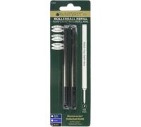 Monteverde Blister 2 Recharges Roller Noir Pointe Fine Compatible Avec Cross