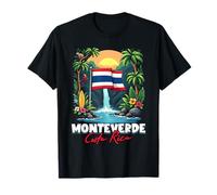Monteverde Costa Rica Vacation Costa Rica Drapeau souvenir T-Shirt