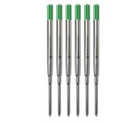 Monteverde doux Rouleau à bille recharge pour stylo à bille Parker, Vert, Lot de 6 (P133gn)