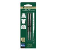 Monteverde Recharge Gel Sans Capuchon Pointe Large Tendre Compatible Stylos À Bille Montblanc - Noir (Lot De 2)