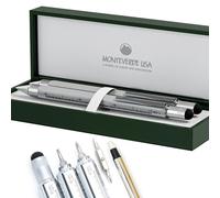 Monteverde One Touch Tool Set stylo à bille avec stylet argenté + crayon à outils argenté