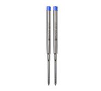 Monteverde Recharge Gel sans capuchon Pointe fine compatible Stylo à bille Sheaffer - Bleu (Lot de 2)