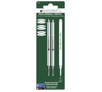 Recharges Pour Stylo Roller - Dupont - Bleu - Pointe Fine - Lot De 2 Recharges