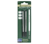 Monteverde Recharge pour rollerball compatible Mont Blanc Encre noire Pointe moyenne Lot de 2 Import Royaume Uni
