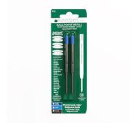 Monteverde Recharge stylo à bille compatible Parker - Pointe super large - Bleu (Lot de 2)