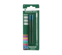 Monteverde Recharges pour stylo à bille C132 - Pointe moyenne, compatible Cross - Bleu (Lot de 2)