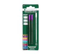 Monteverde Recharges pour Stylo à bille Pointe moyenne, rouleau souple, compatible Stylos Cross - Pourpre (Lot de 2)