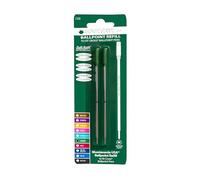 Monteverde Recharges pour stylo à bille – Pointe moyenne, rouleau souple – Vert (Lot de 2)