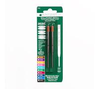 Monteverde Recharges pour Stylo à bille Pointe moyenne, rouleau souple compatible Stylos Parker - Brun (Lot de 2)