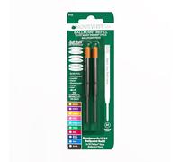Monteverde Recharges pour Stylo à bille Pointe moyenne, rouleau souple compatible Stylos Parker - Orange (Lot de 2)