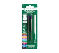 Monteverde Recharges pour Stylo à bille Pointe moyenne, rouleau souple compatible Stylos Parker - Rose (Lot de 2)