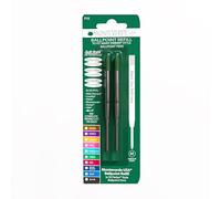 Monteverde Recharges pour Stylo à bille Pointe moyenne, rouleau souple compatible Stylos Parker - Vert (Lot de 2)