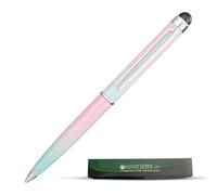 Monteverde USA Poquito Stylus Pen - Gradient Pink | Stylo à bille compact en métal avec stylet capacitif | Rechargeable avec mini recharges à bille internationales standard D1