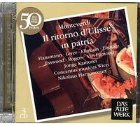 Nikolaus Harnoncourt – Monteverdi: Il Ritorno d'Ulisse in Patria – 3 CD (32 titres)