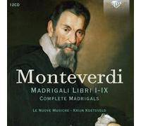 MONTEVERDI:COMPLETE MADRIGALS - LE NUOVE MUSICHE/KOETSVELD 12 CD NEUF