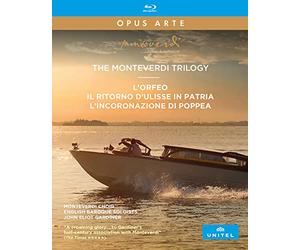 Monteverdi : La Trilogie. Adam, Zanassi, Blazikova, Richardot, Gardiner, Rooke. [Blu-ray]