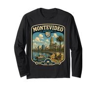 Montevideo Uruguay Cadeau Montevideo Punta Del Este Manche Longue