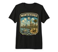 Montevideo Uruguay Cadeau Montevideo Punta Del Este T-Shirt Haut de Gamme
