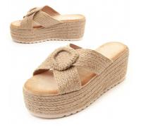 Montevita Sandale Compensée Cusand Beige 41