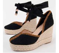 Montevita Wedge Espadrille Balenci12 Noir 39