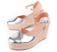 Montevita Wedge Sparto Balenci3 Argent 41