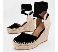 Montevita Wedge Sparto Esparteo3 Noir 40