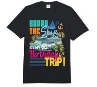 Montez à Bord du Navire C'est Mon 60e Anniversaire Voyage en croisière Comfort Colors Adult Heavyweight T-Shirt