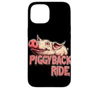 Montez sur pour une aventure passionnante Piggyback Ride Coque pour iPhone 15