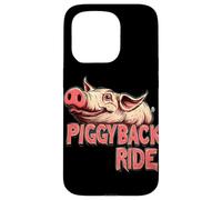 Montez sur pour une aventure passionnante Piggyback Ride Coque pour iPhone 15 Pro