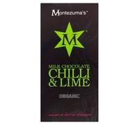 Montezuma - Chocolat au lait bio au piment et citron vert - 100 g