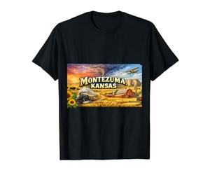 Montezuma, Kansas, Comté de Gray, 67867 T-Shirt Graphique avec Valeur