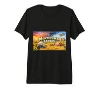 Montezuma, Kansas, Comté de Gray, 67867 T-Shirt Haut de Gamme