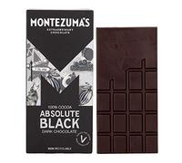 Montezuma Lot de 3 boîtes de chocolat noir absolu 100% cacao 90 g