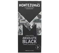Montezuma's | Absolute Black 100% Cocoa Bar | 4 x 100g
