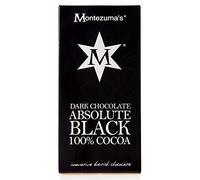 Montezumas Chocolate Absolute Black 100% Cacao 100g (Boîte de 12)
