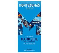 Montezumas Chocolate Dark Side Lot de 12 barres de chocolat au lait bio 54 % 90 g