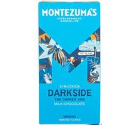Montezuma's Darkside Lot de 4 sachets de chocolat au lait de cacao 51 % 4 x 90 g