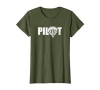 Montgolfière Adventure Montgolfière T-Shirt, Femme, Olive, L