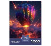 Montgolfière Beautiful Paysage 1000 Pièces Puzzles Adultes Jeux Éducatifs Jeu De Défi Familial Cadeaux d'anniversaire pour Noël Décoration Intérieure Relaxation Et Sagesse 70x50cm/1000pcs