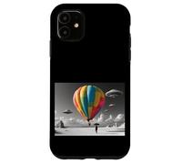 Montgolfière Colorée avec Ovnis Coque pour iPhone 11