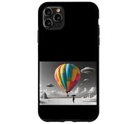 Montgolfière Colorée avec Ovnis Coque pour iPhone 11 Pro Max